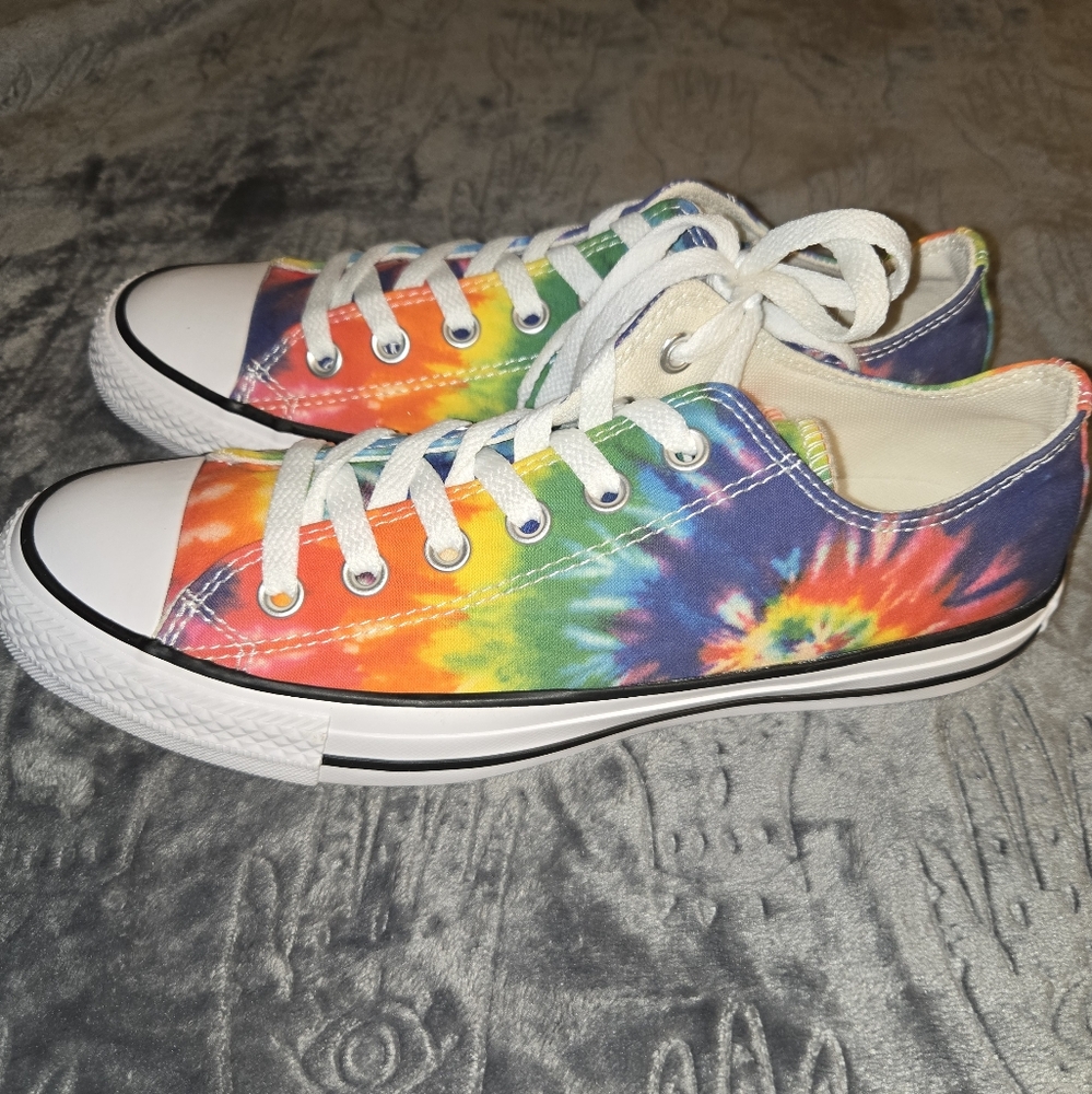 Converse Multicolor Tie-Dye Womens Sneakers - Picture 3 of 6
